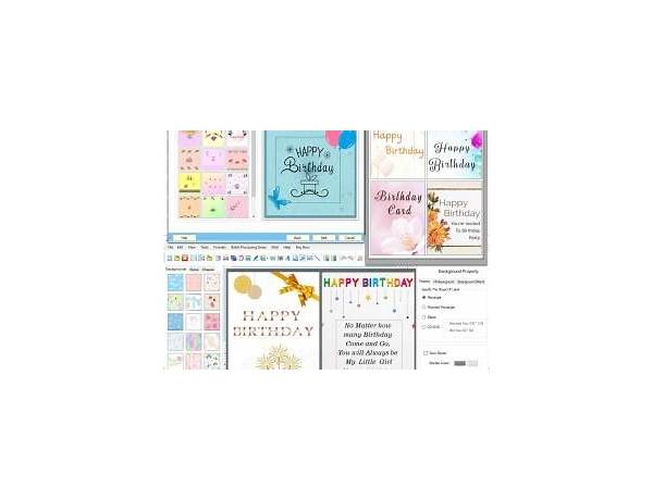 Birthday Card Designing Tool for Windows - Download it from Habererciyes for free